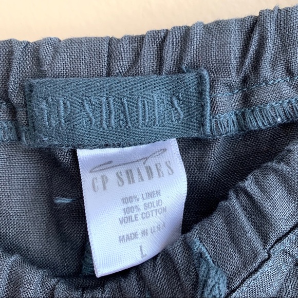 CP SHADES Hampton 100% Linen Shorts Stretch Waist - Picture 4 of 11